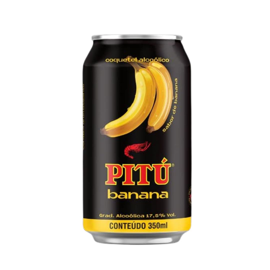 AGUARDENTE PITU BANANA 350ML