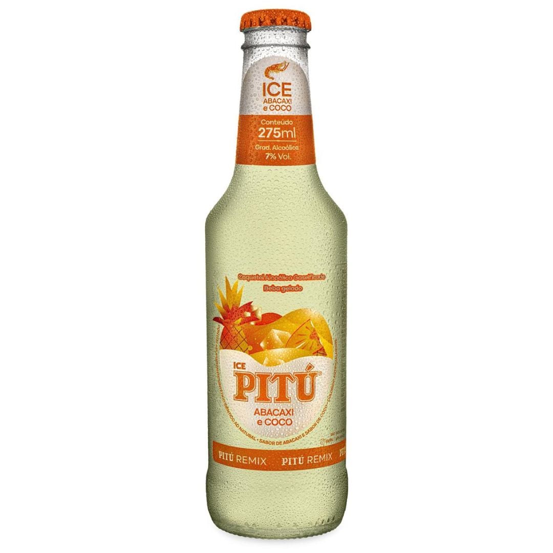 ICE PITU ABACAX COCO 275ML GARRAFA
