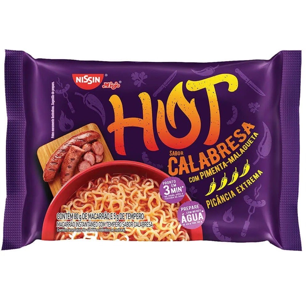 MACARRAO INST. 85 G NISSIN CALABRESA PIC