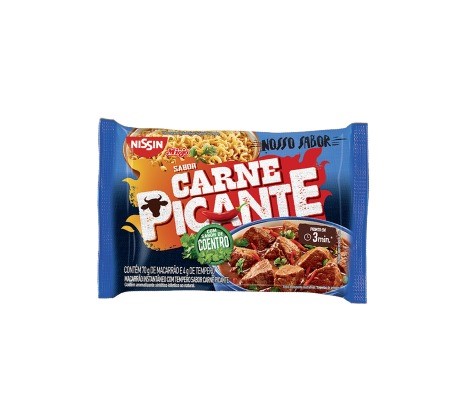 MACARRAO INST. 85 G NISSIN CARNE PICANTE