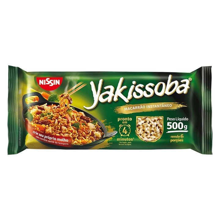 YAKISSOBA 500 G NISSIN MIOJO DESIDRATADO