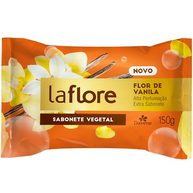 SABONETE LA FLORE DAVENE VANILA 150G