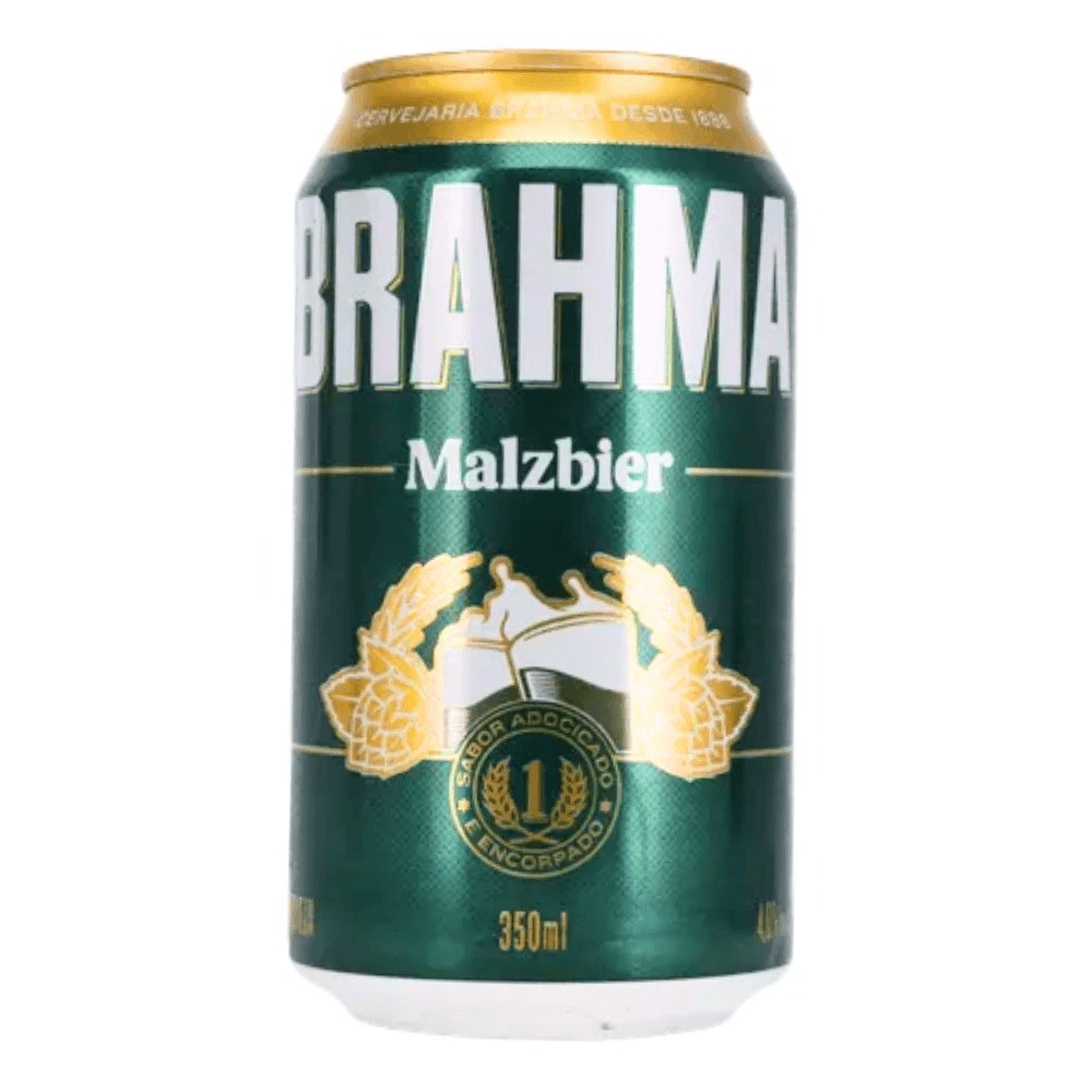 CERVEJA BRAHMA MALZBIER LATA 350 ML