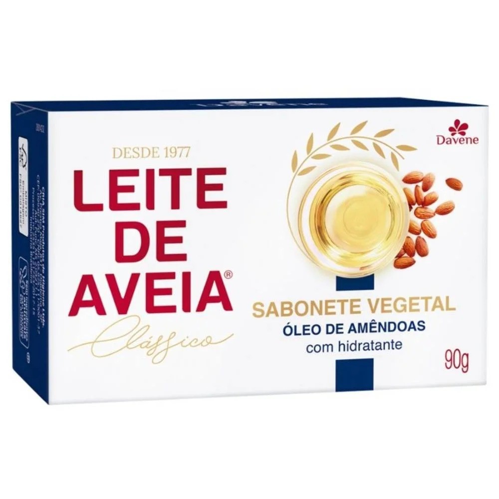 SABONETE LEITE DE AV DAVENE AMENDOAS 90G