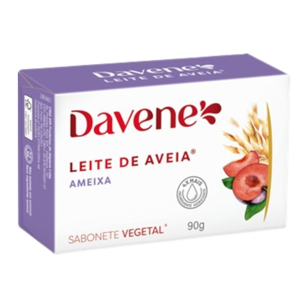 SABONETE LEITE DE AV DAVENE AMEIXA 90G