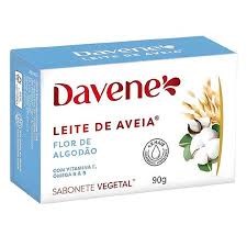 SABONETE LEITE DE AV DAVENE FLOR ALG 90G