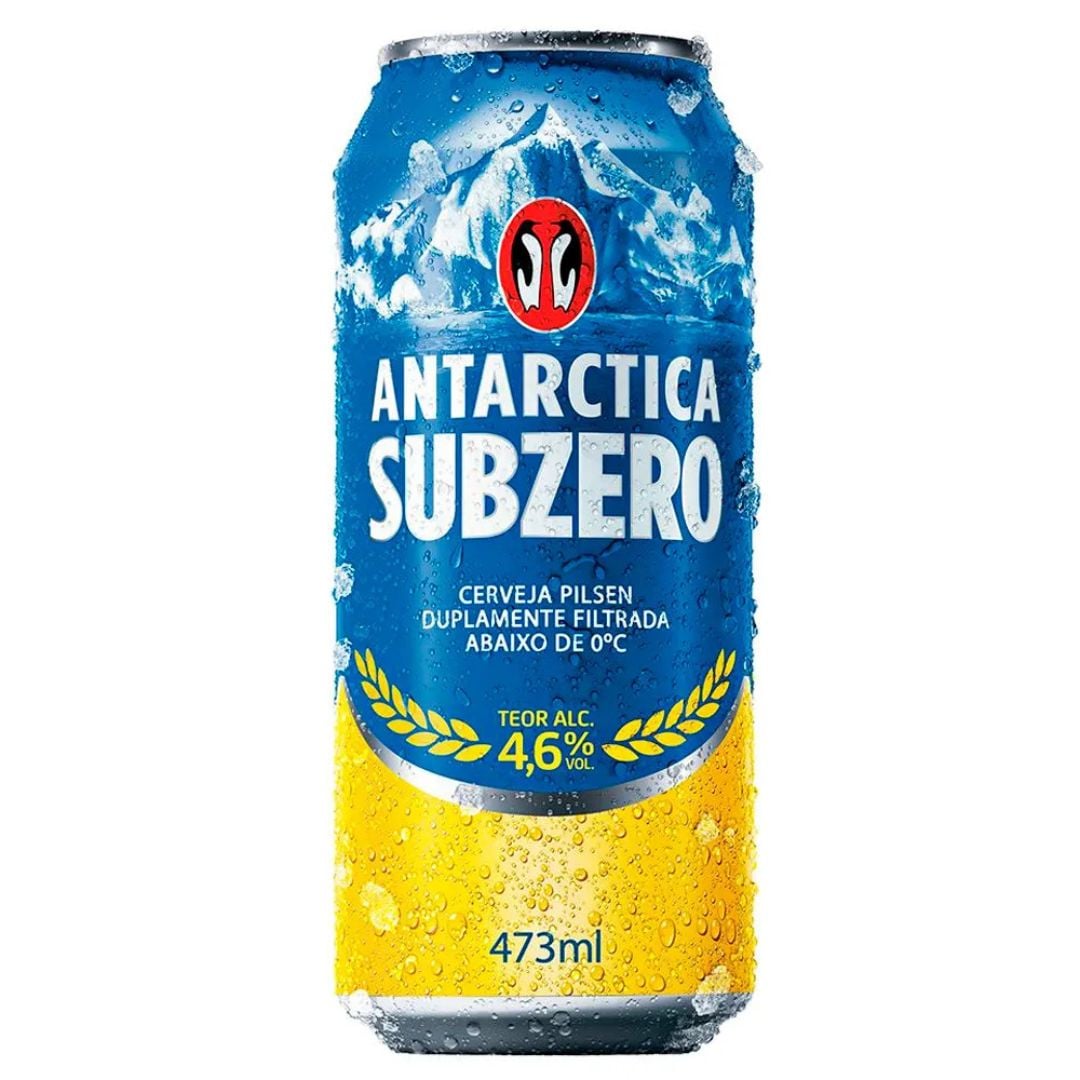 CERVEJA ANTARCTICA SUBZERO LT 473ML