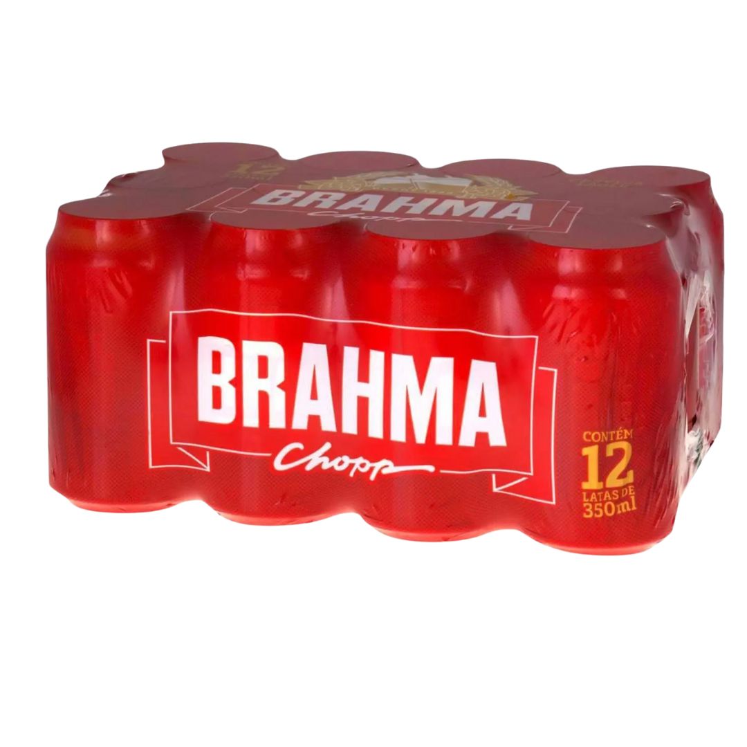 CERVEJA BRAHMA CHOPP LATA 350 ML