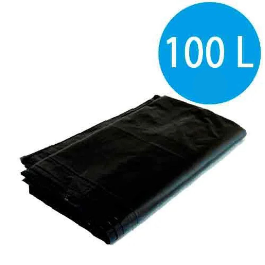 SACO LIXO PAC. 75X90 C/100UN 100L PRETO