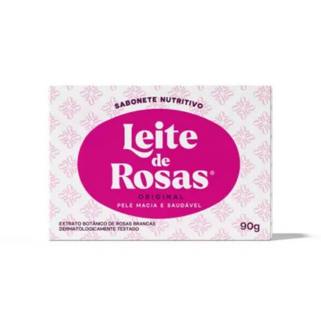SABONETE LEITE DE ROSAS 90 G