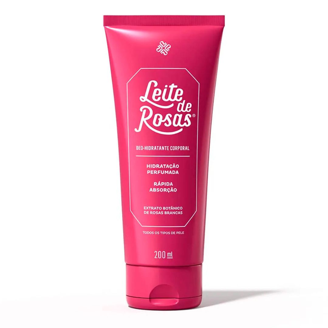 HIDRA. CORP. LEITE DE ROSAS TRAD 200ML