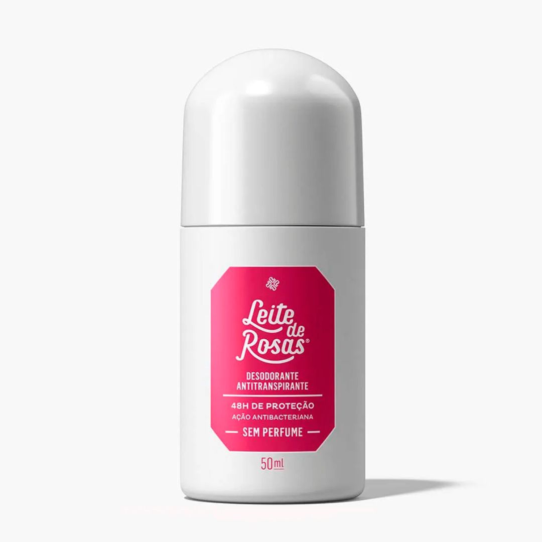DESOD ROLON LEITE DE ROSAS 50ML S/PERF
