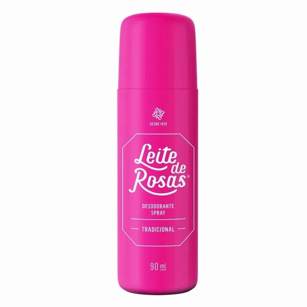 DESOD SPRAY LEIT. ROSAS 90ML TRADICIONAL