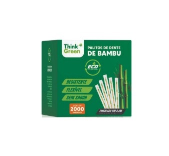 PALITO DENTE EMB BAMB THINK GREEN C/2000
