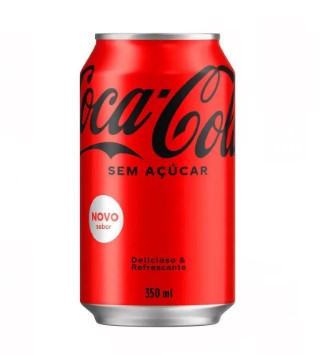 REFRIGERANTE COCA COLA ZERO 350ML