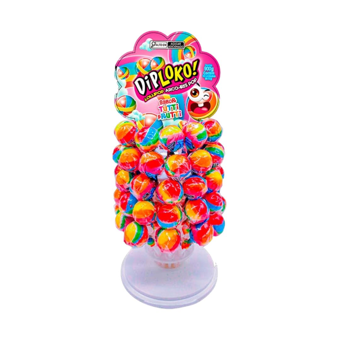 PIRULITO DIP LOKO TORRE ARCO-IRIS 15G