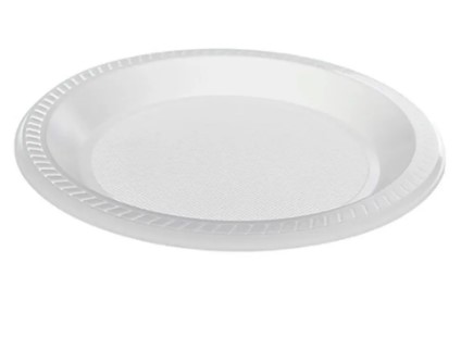 PRATO DESC. 26 CM RASO COPOPLAST C/10
