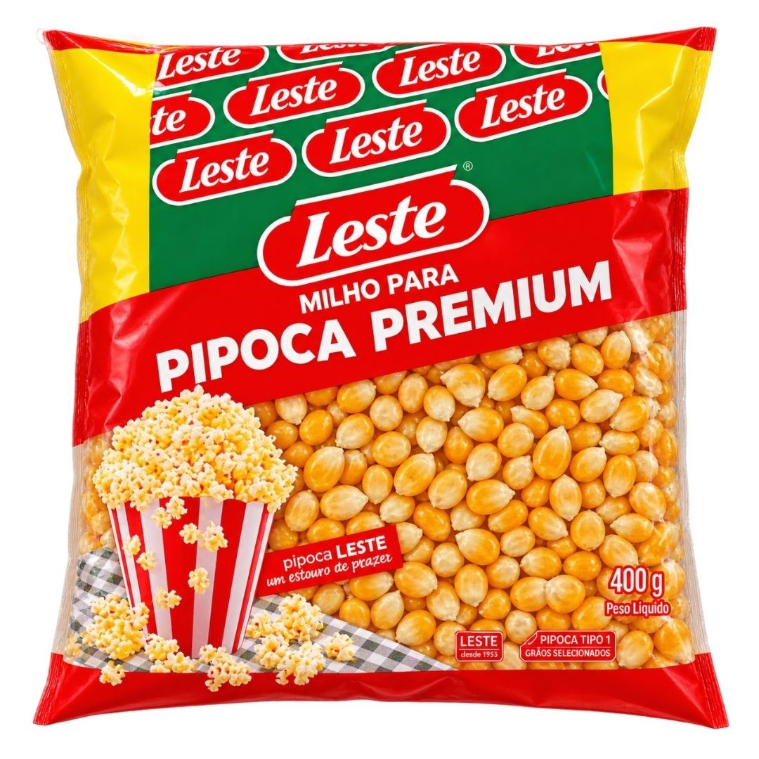 MILHO DE PIPOCA LESTE PREMIUM 400G