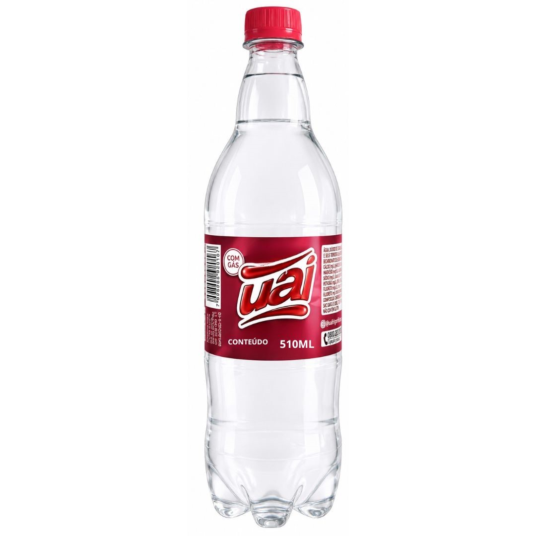AGUA MINERAL UAI 510ML C/GAS