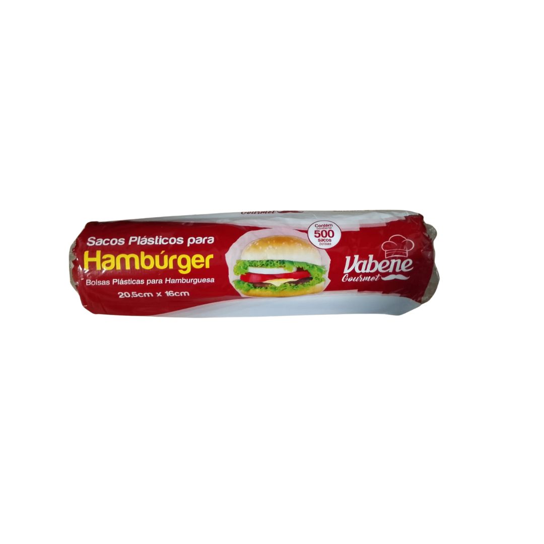 SACO PLASTICO HAMBURGUER VABENE 500UN