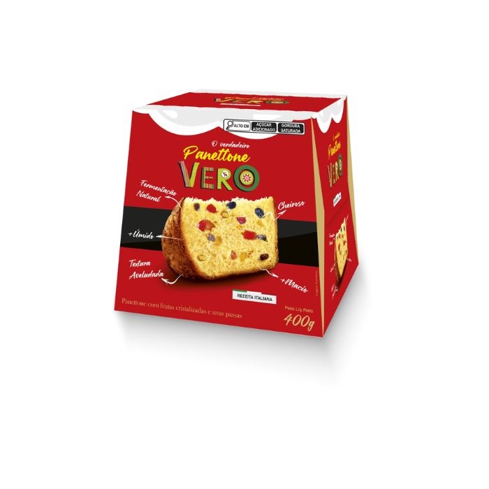 PANETONE VERO FRUTAS 400G
