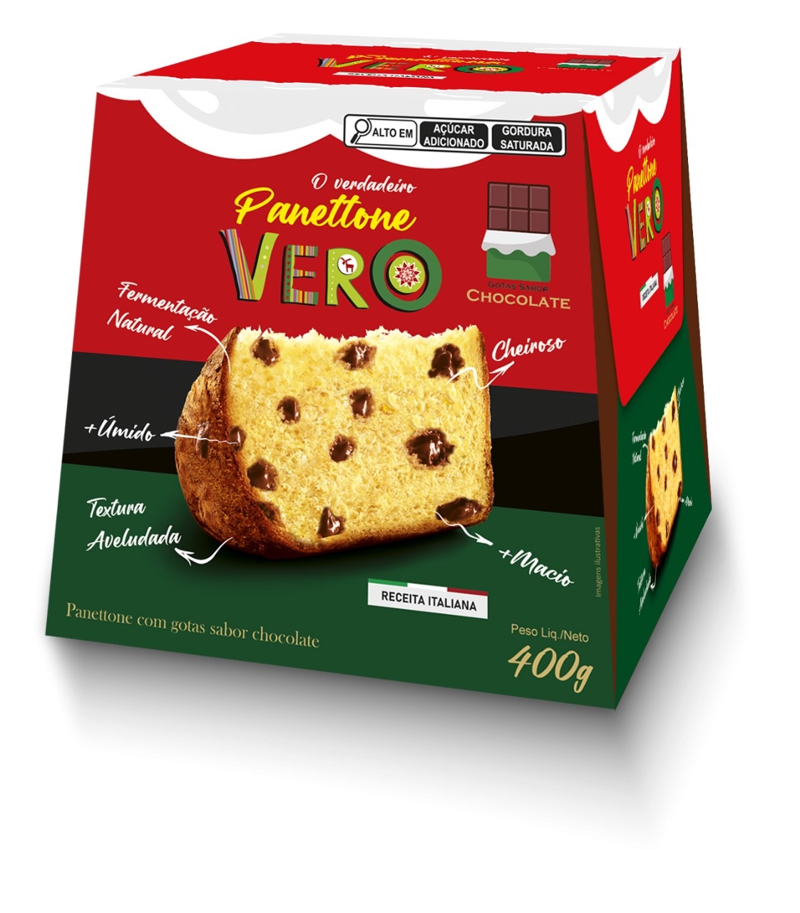 PANETONE VERO CHOCOLATE 400G
