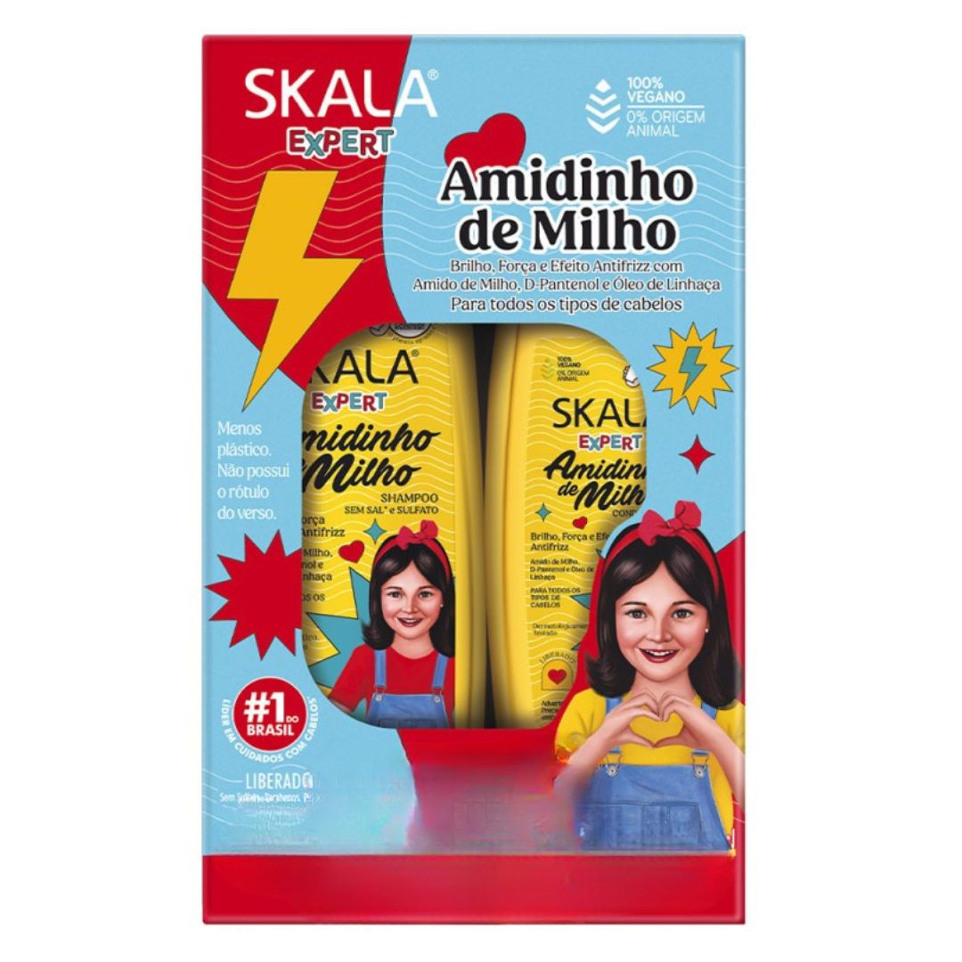 KIT SH+COND SKALA 325ML AMIDINHO KIDS