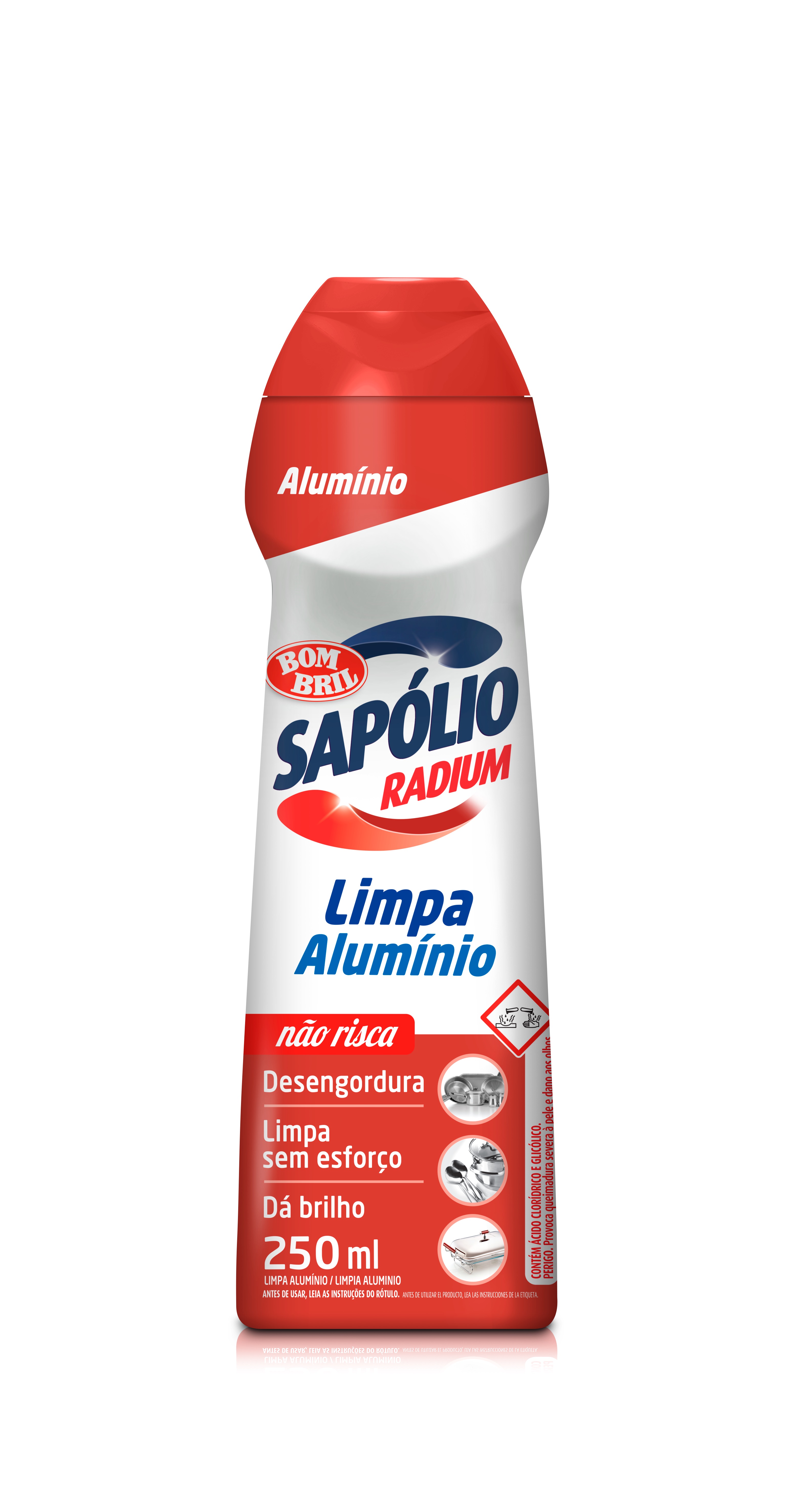 BB SAPOLIO RADIUM LIMPA ALUMINIO 250ML