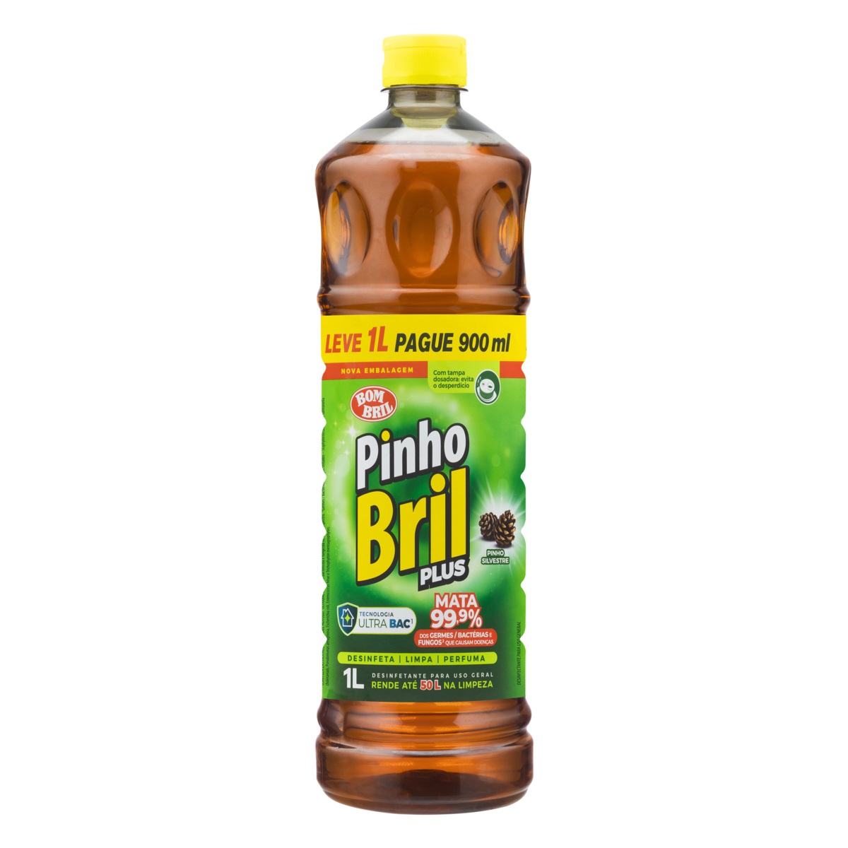 BB DESINF. 1 L PINHO BRIL SILV. PLUS PRO