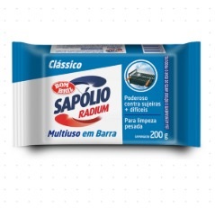 BB SAPOLIO RADIUM BARRA CLASSICO 200G