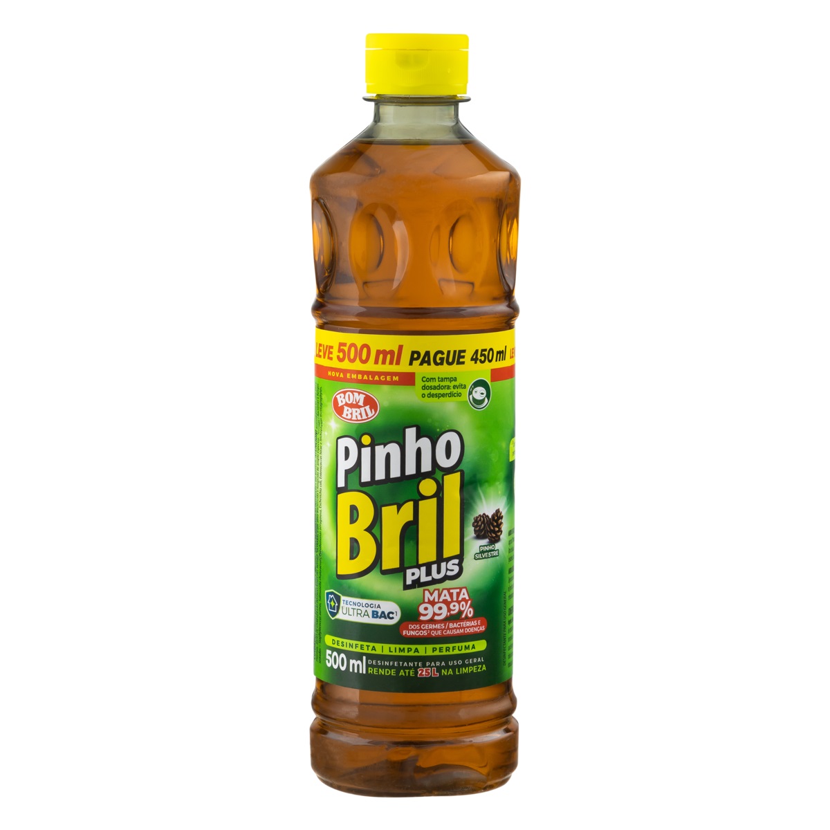 BB DESINF. 500ML PINHO BRIL SILV PL PROM