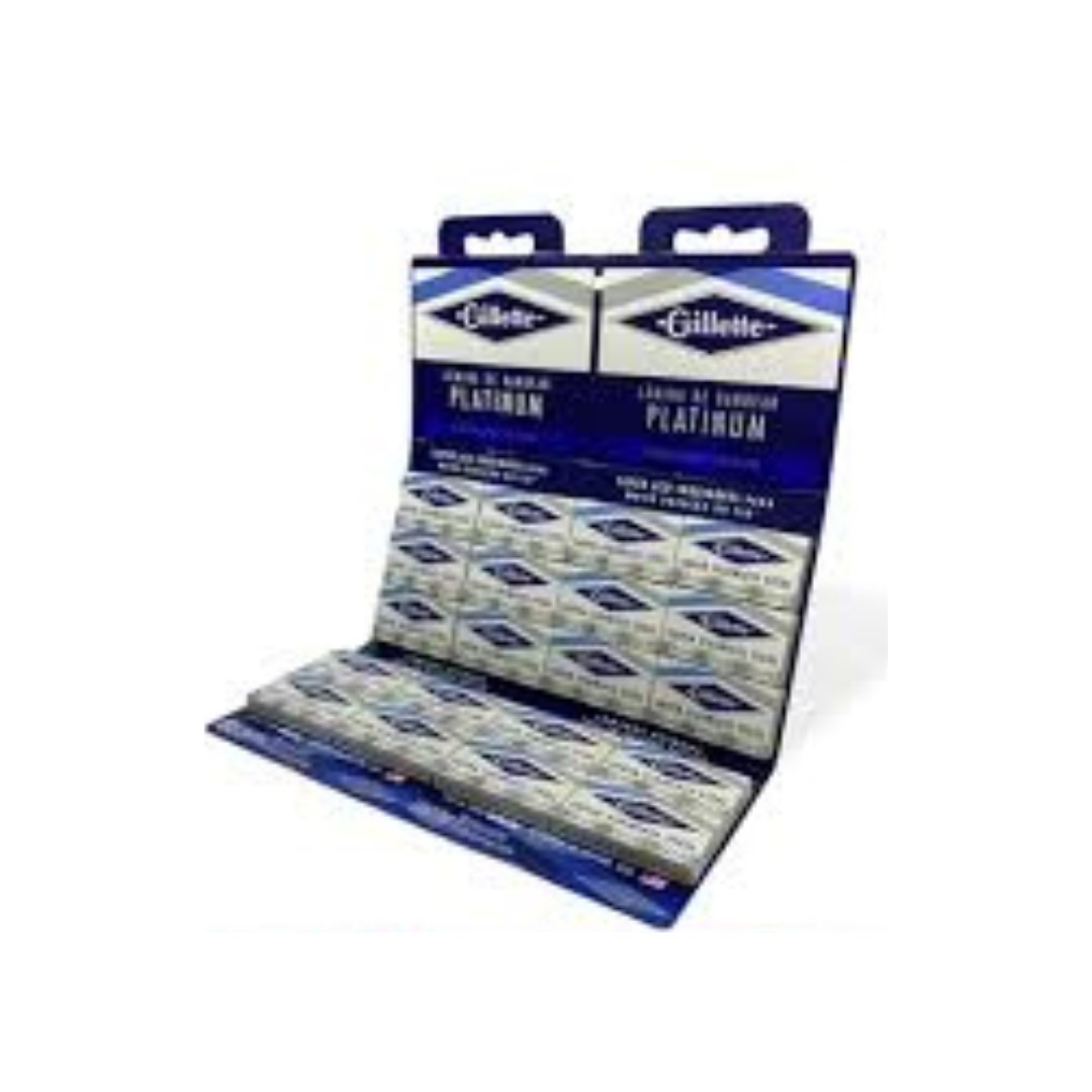 LAMINA GILLETTE PLATINUM 20X5 UND
