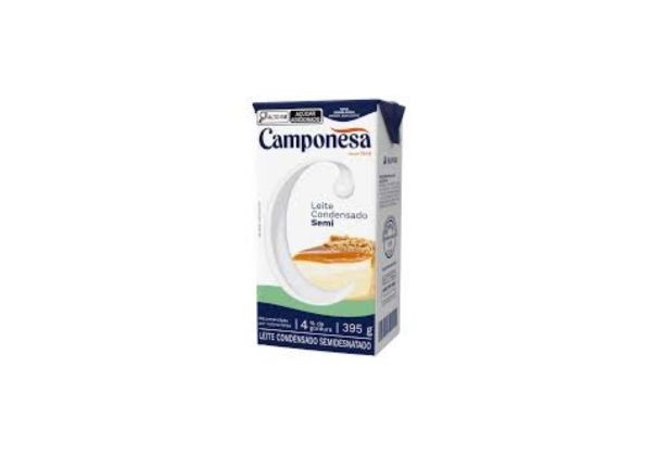 LEITE CONDENSADO CAMPONESA 395G SEMID.