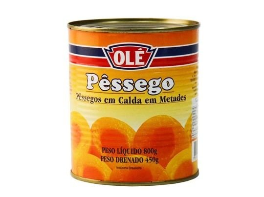 PESSEGO EM CALDA LATA OLE 450 G