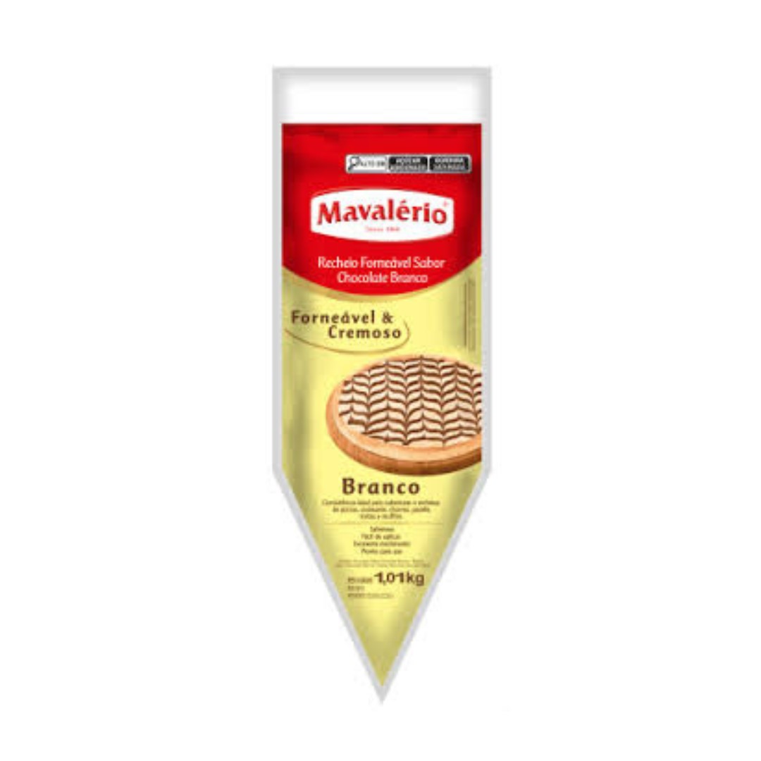 RECH. FORN CHOC. BRANCO 1,01KG MAVALERIO