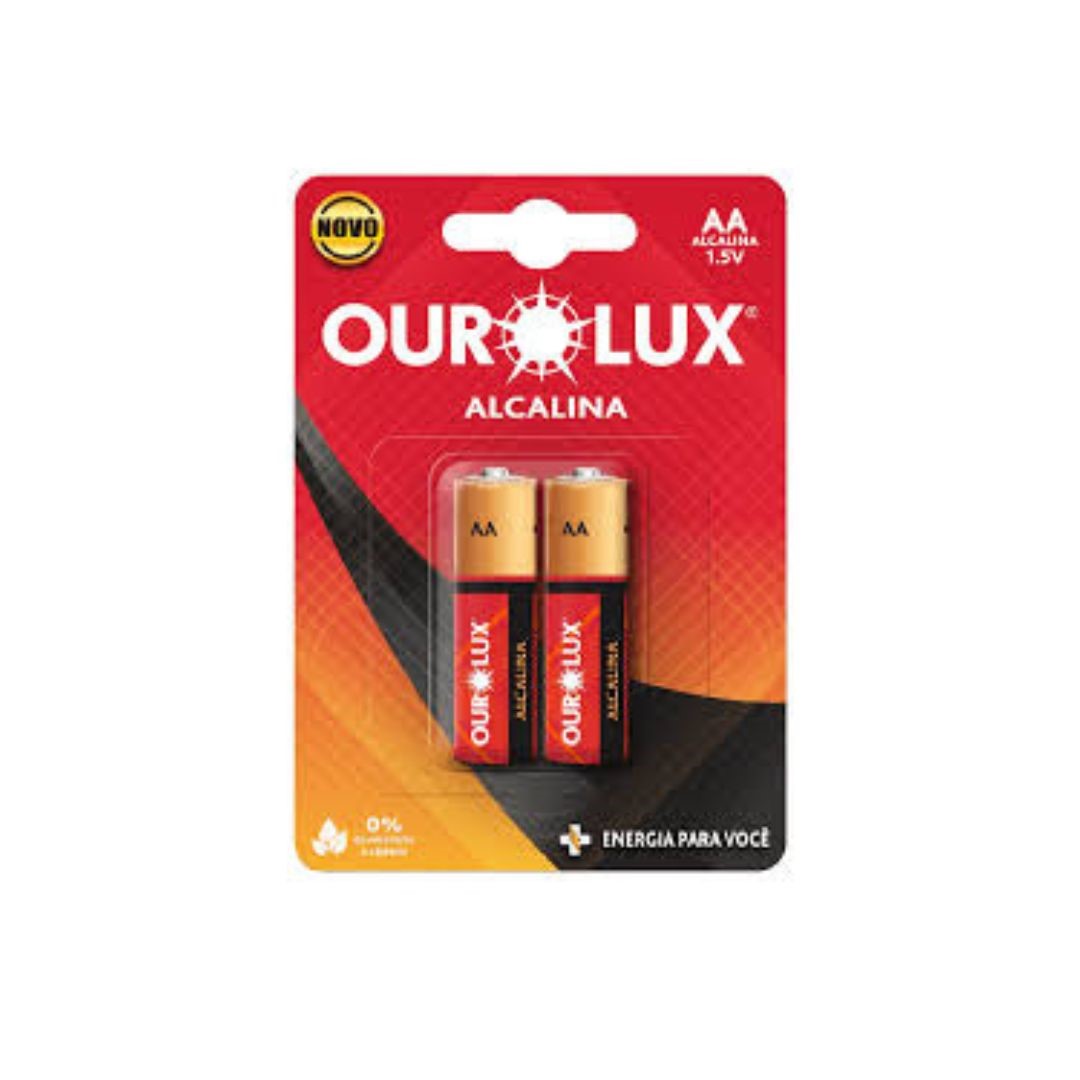 PILHA ALCALINA AA 10X2UN OUROLUX