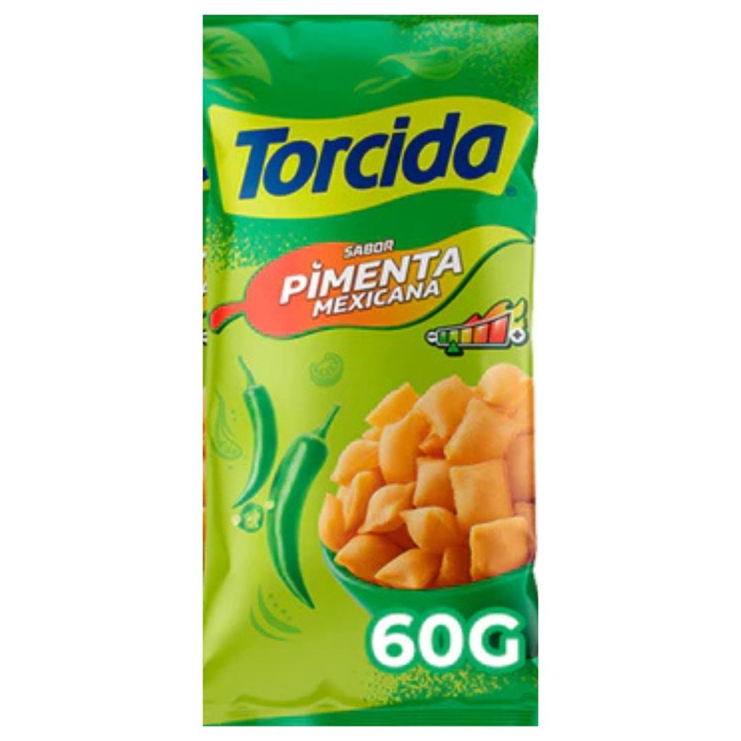 SALGADINHO TORCIDA 60 G PIMENTA MEXICANA