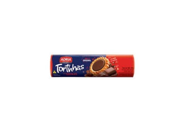 BISCOITO ADRIA TORTINHAS CHOCOLATE 140G