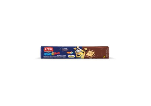 BISCOITO ADRIA PLUGADOS CHOCOLATE 130G