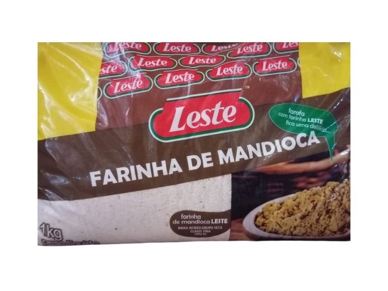 FARINHA DE MANDIOCA 1 KG LESTE