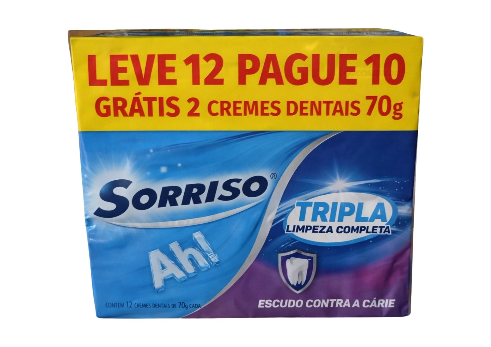 CREME DENTAL 70G SORRISO TR LI COML12P10
