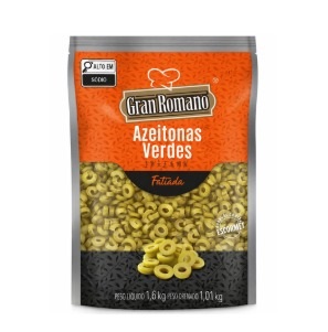 AZEITONA VERD FATIAD GRAN ROMANO 1,010KG
