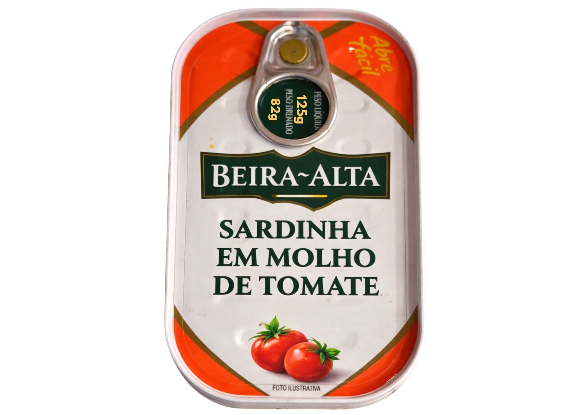 SARDINHA LATA TOMATE BEIRA ALTA 125 G