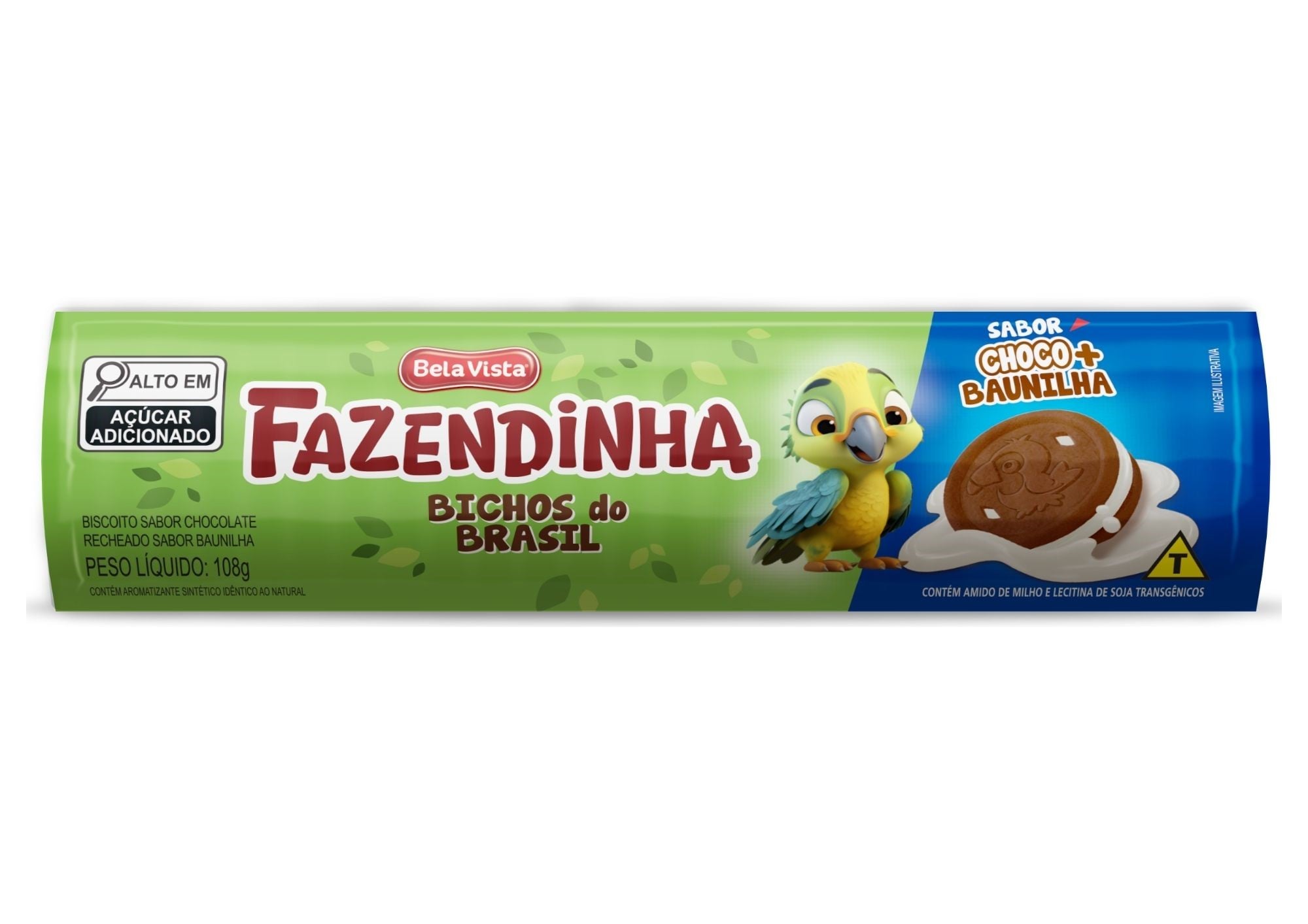 BV BISC FAZENDINHA BICHOS RECH 108G BAUN