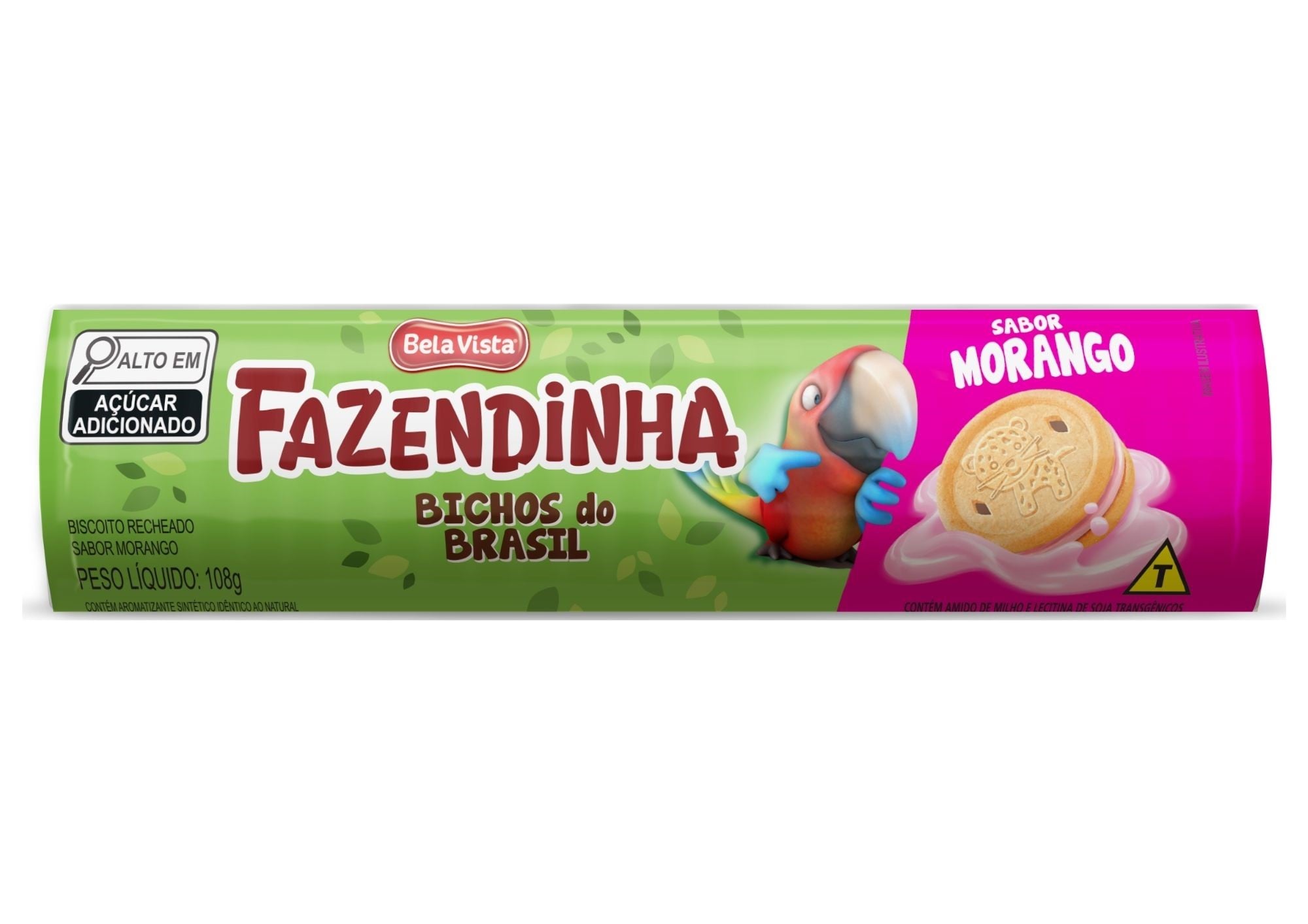 BV BISC FAZENDINHA BICHOS RECH 108G MOR