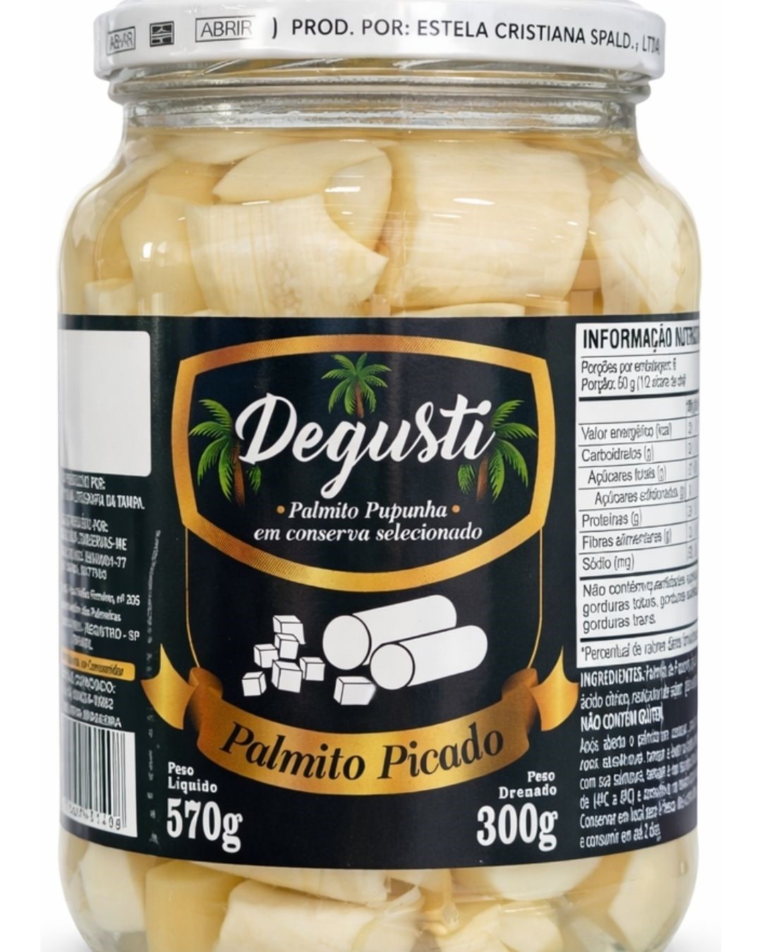 PALMITO DEGUST PICADO 300 G