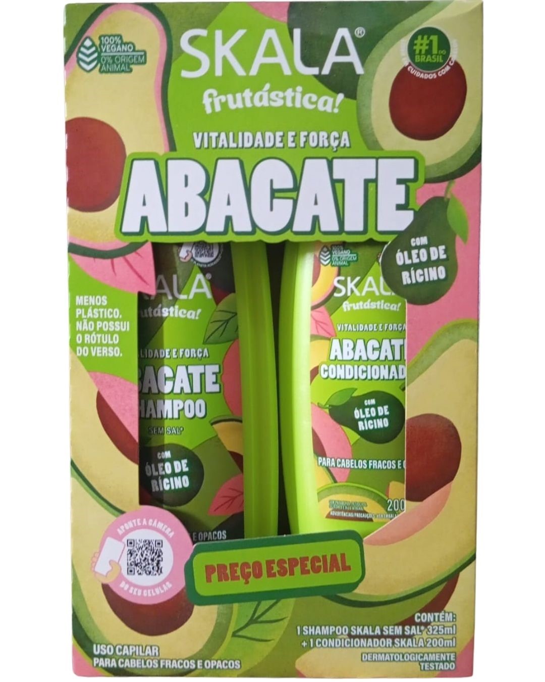 KIT SH+COND SKALA 325/200ML ABACATE
