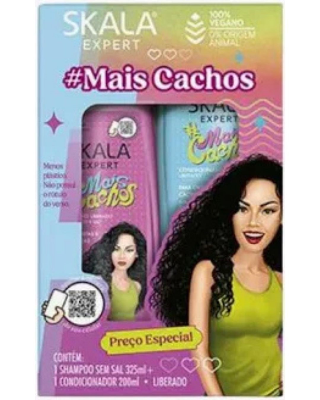 KIT SH+COND SKALA 325/200ML MAIS CACHOS