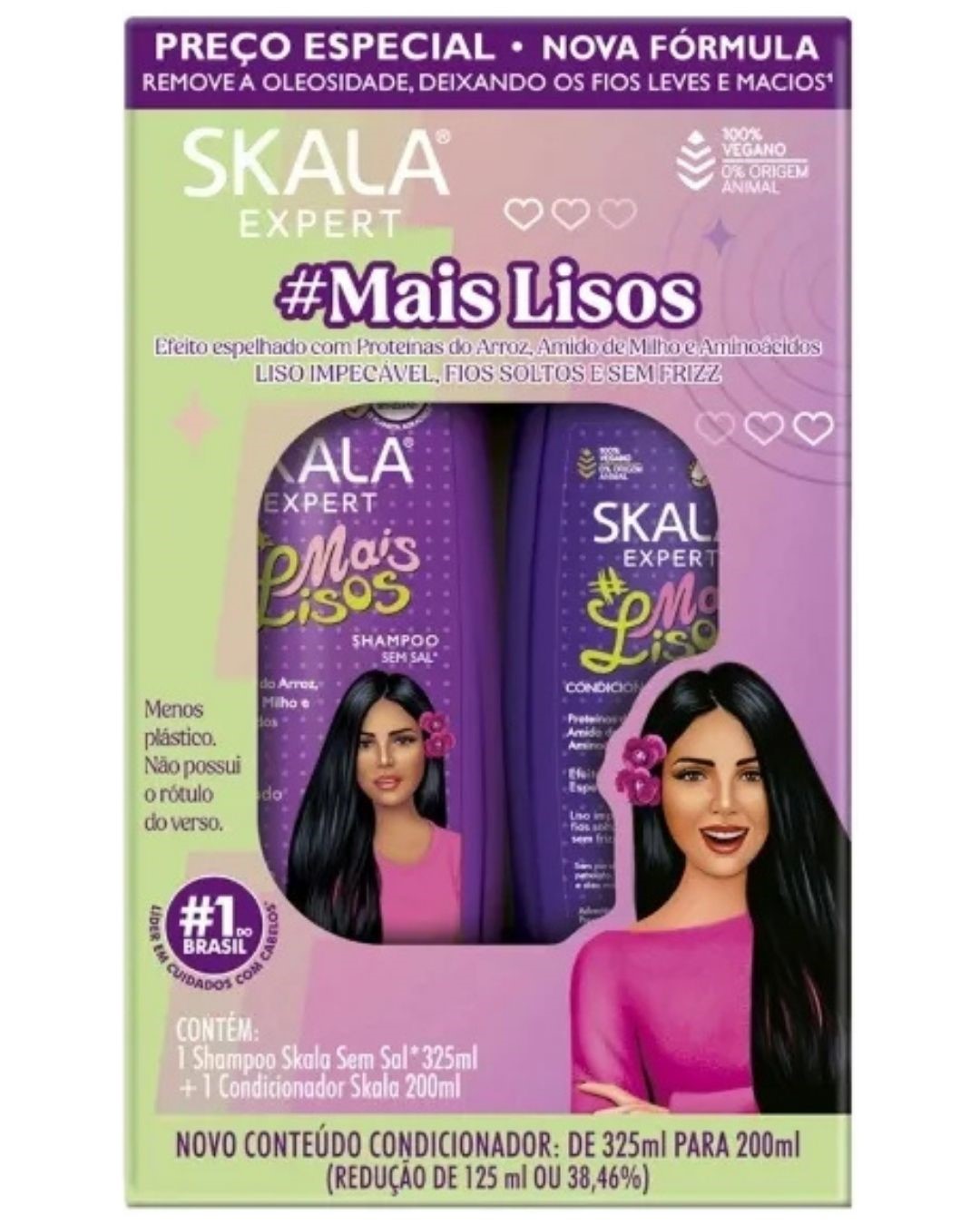 KIT SH+COND SKALA 325/200ML MAIS LISOS