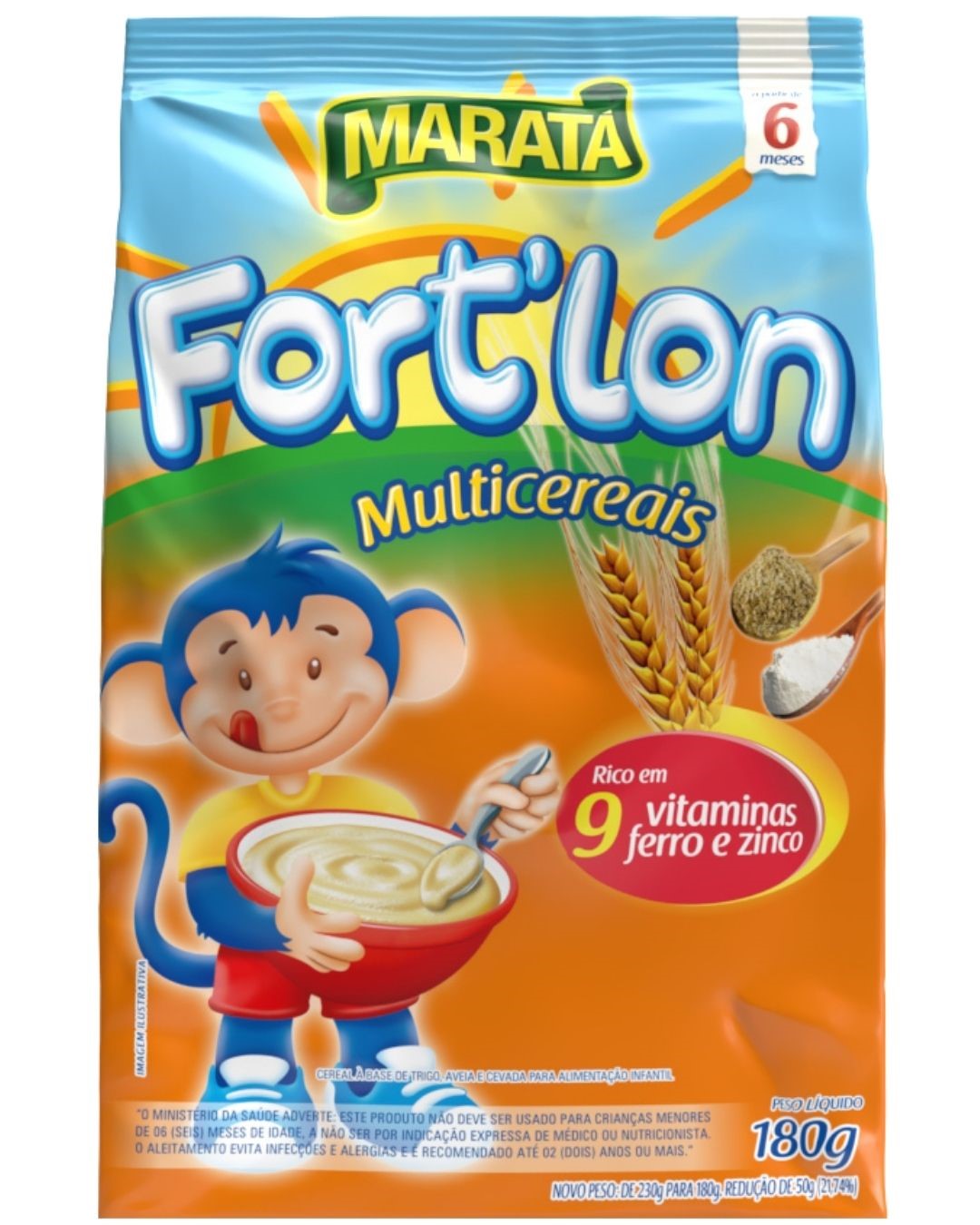 MINGAU MULTICEREAIS MARATA 180G